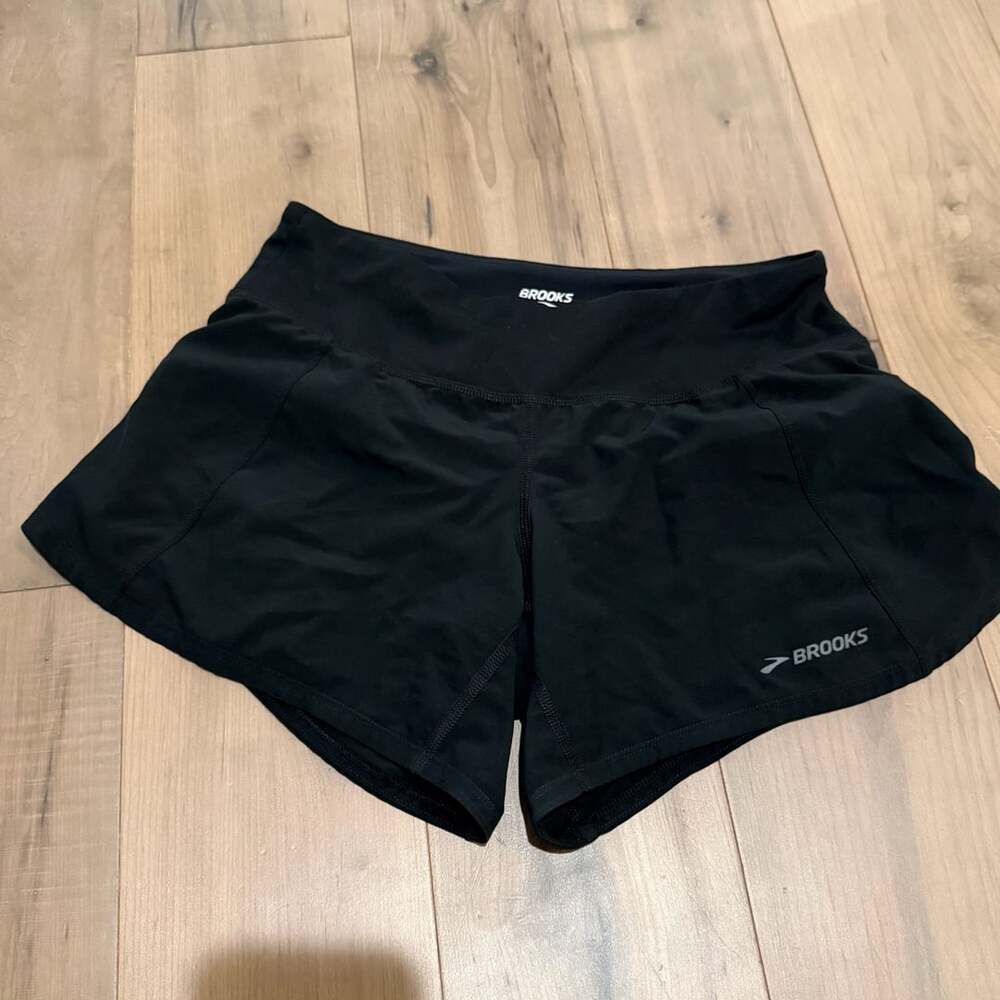 Brooks Chaser Running Shorts Size S Black